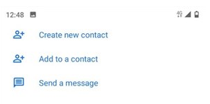 DialPadを使用してAndroid電話に連絡先を追加する方法