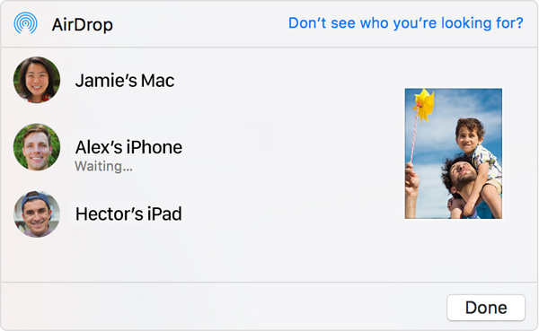 iPhoneからMacまで複数の写真を放送する方法