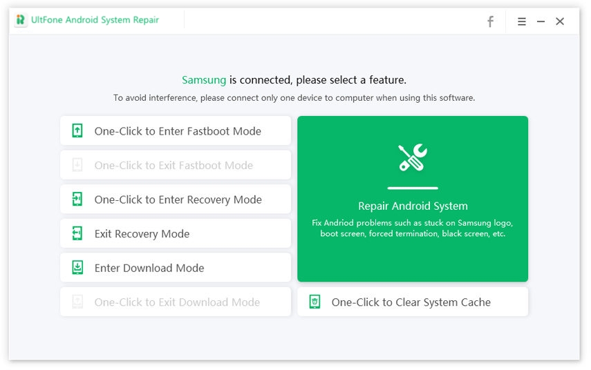 Ultfone Androidシステムの修理