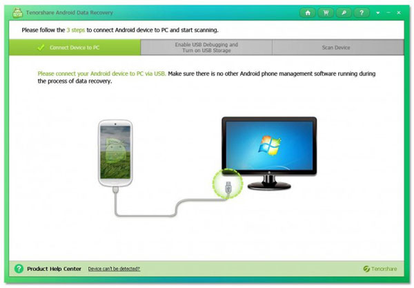 Tenorshare Android Data RecoveryなどのSamsungデバイスリカバリツール