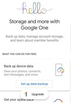 Android電話をGoogleの携帯電話にバックアップします