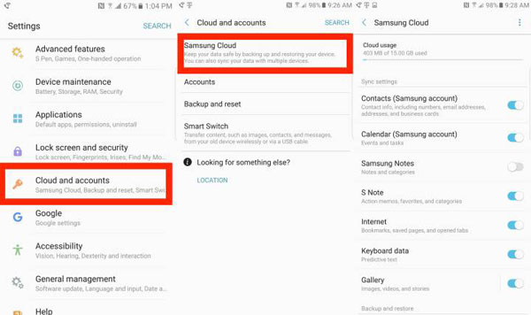 Samsung Cloudを使用してAndroidで削除されたファイルを回復するにはどうすればよいですか