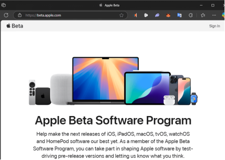 Beta.apple .com .png