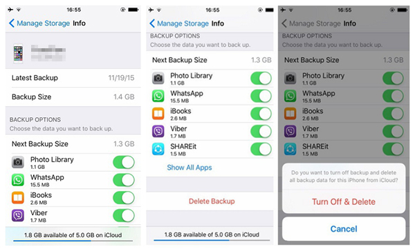 iCloudバックアップからiPhoneで削除されたものを見つける方法