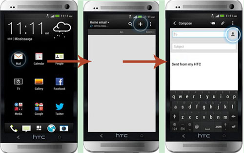 メールでHTCをiPhoneに転送する方法