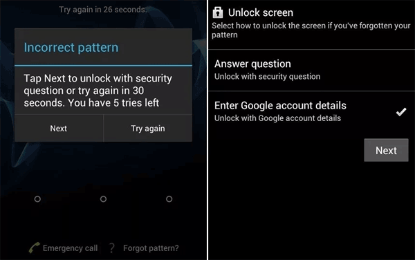 Googleアカウントから電話のロックを解除する方法