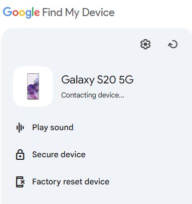 Googleを介して画面が壊れてSamsung電話のロックを解除します