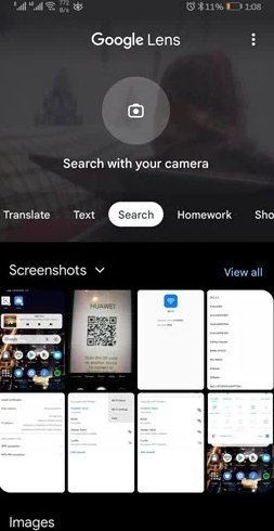 Googleレンズを使用してAndroid電話からWiFiパスワードを回復します