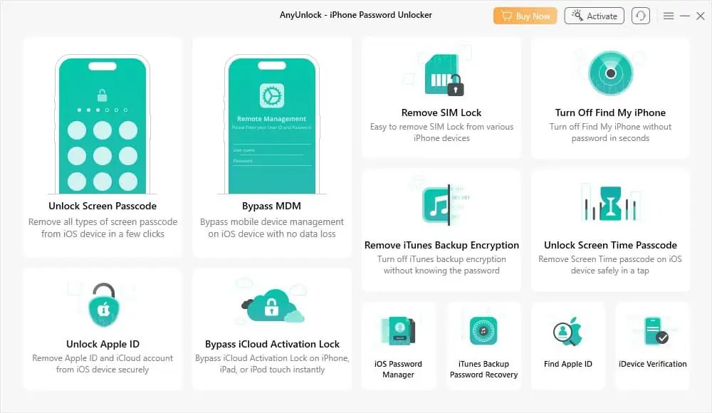 imobie ayunlock iPhone Unlocker