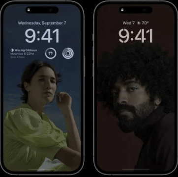 iOS 16は常に展示されています