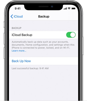 iCloudバックアップがあるかどうかを確認してください 