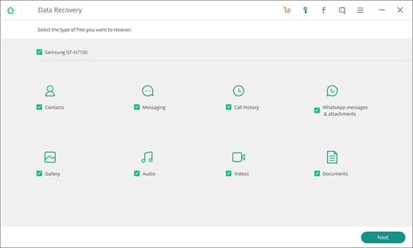 IskySoft Data RecoveryなどのSamsung Galaxy Recoveryソフトウェアツール