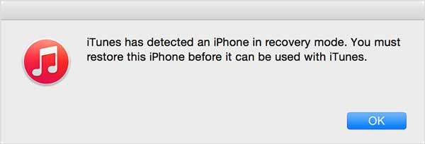 iPadを回復モードにします