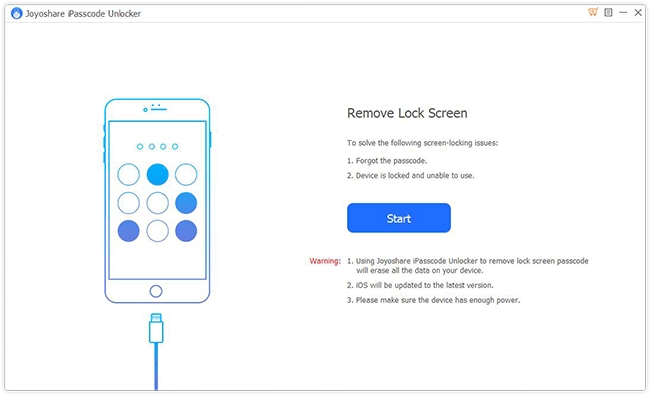 JoyOshare IPAssCode Unlocker