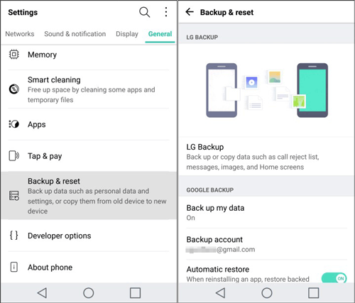 バックアップ経由でLG電話から削除された写真を回復する方法
