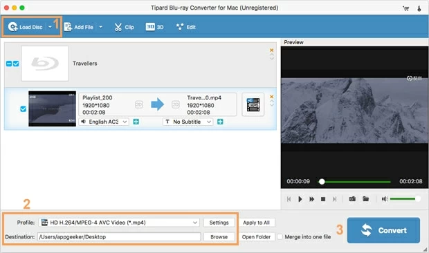 コンピューターで映画を再生するためにBlu-rayをリッピングします
