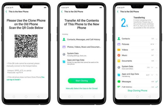 クローン電話でRealmeからRealmeにデータを転送する方法