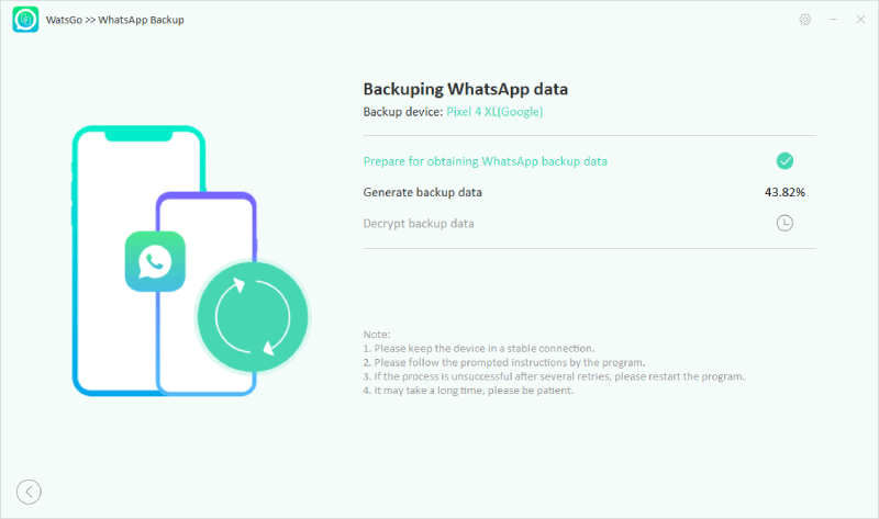 AndroidでWhatsAppをバックアップします