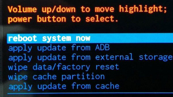 AndroidリカバリモードでAndroid電話をリセットします