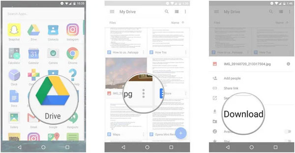 Googleドライブを介してAndroidギャラリーから永久に削除された写真を回復する