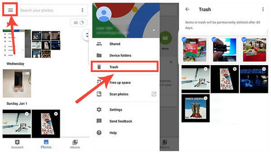 FactoryがGoogleフォトを介してAndroidをリセットした後に写真を回復します