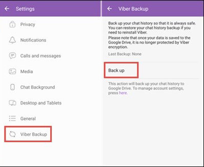 Viberアカウントバックアップ