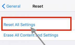 iPhoneはすべての設定をリセットします