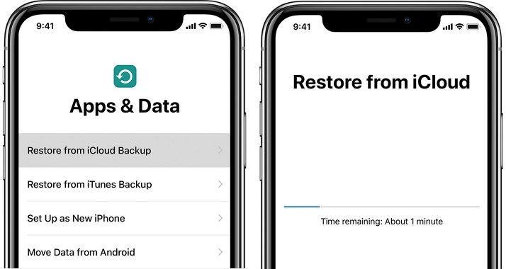 ICloudを介してiPhoneをリセットした後にデータを回復する方法