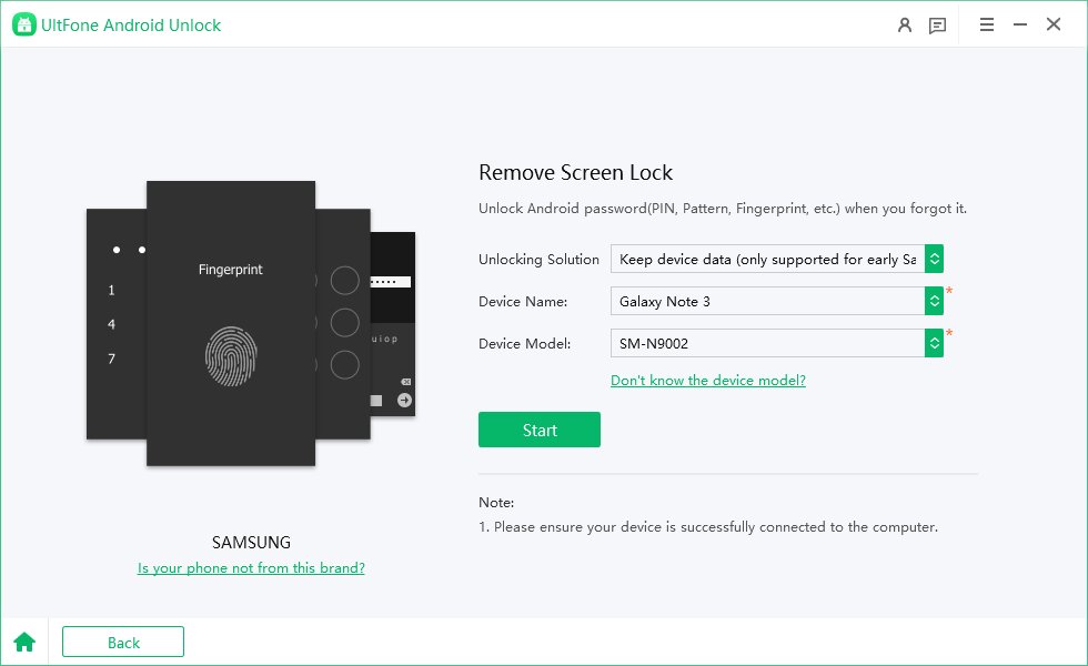 パスワードなしでノキアのロックを解除するための選択的なデバイス情報