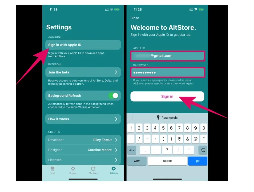 新しいApple IDを作成します