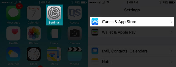 デバイス自体からiPhoneとiPadを無視する方法