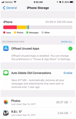 iPhone XSをスピードアップします