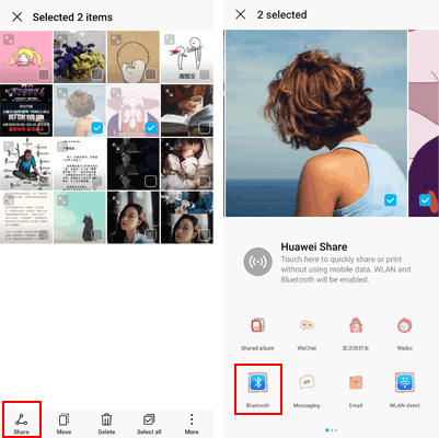 Bluetoothを介してOppoからVivoにデータを転送する方法