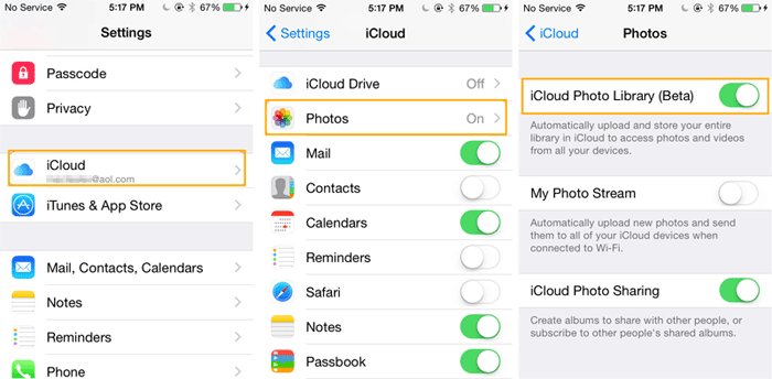 iCloudを使用してHTCからiPhoneにデータを転送する方法