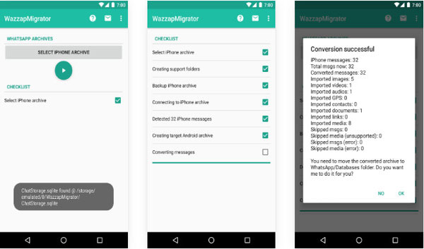 WhatsApp転送ソフトウェアのようなWazzApMigrator