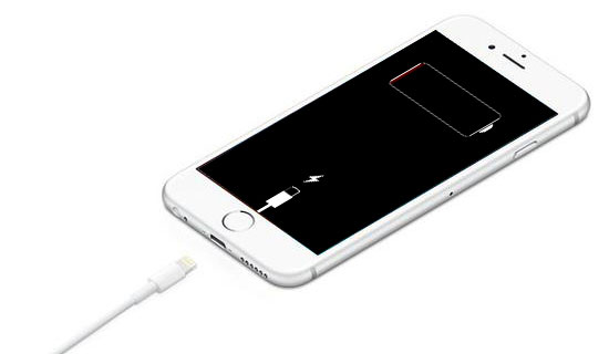 iPhoneを電源に接続します