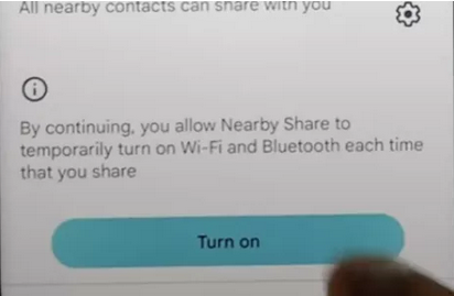 BluetoothとWiFiをオンにします