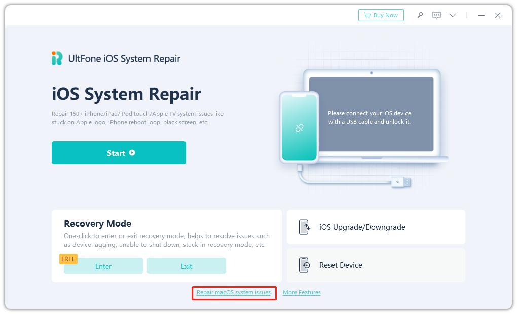 Ultfone iOSシステムの修理をダウンロードして、ポケモンGOクラッシュを修正する