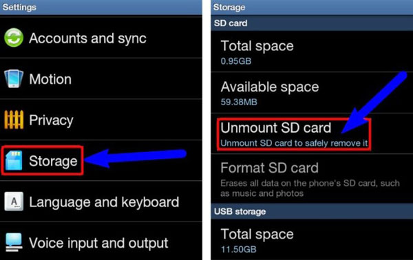 SDカードのマウント方法