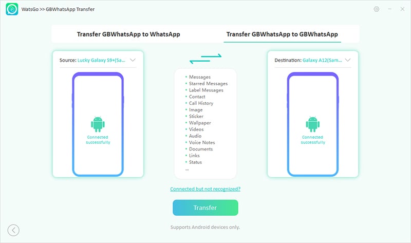 Watsgo Guide -GbWhatsAppからWhatsAppに転送するデバイスを接続する